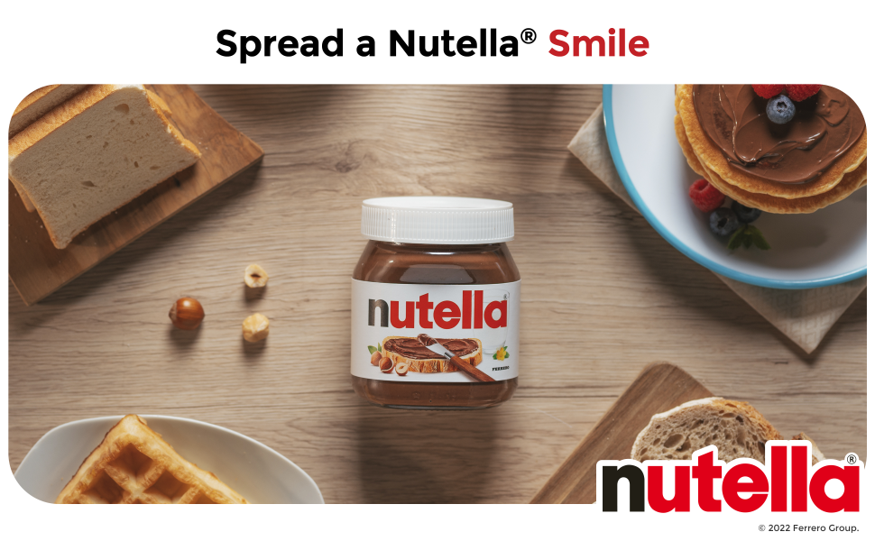 Nutella Chocolate Hazelnut Spread, Perfect Topping for Pancakes, Single  Serve Mini Cups, .52 oz, 10 Count 