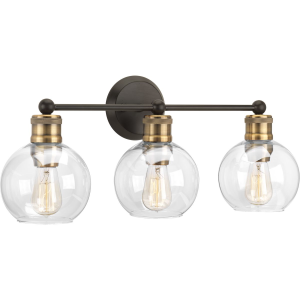 Progress Lighting Hansford Collection 24.5 in. Vintage Electric 3-Light ...
