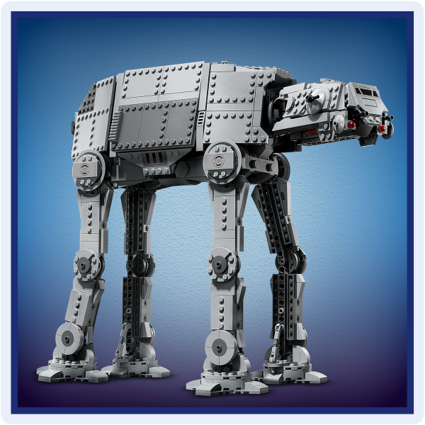 Adjust the head and legs of the AT-AT.