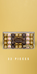 Ferrero Rondnoir, Premium Dark Chocolate, Individually Wrapped Candy for  Gifting, 8 Ct Bag