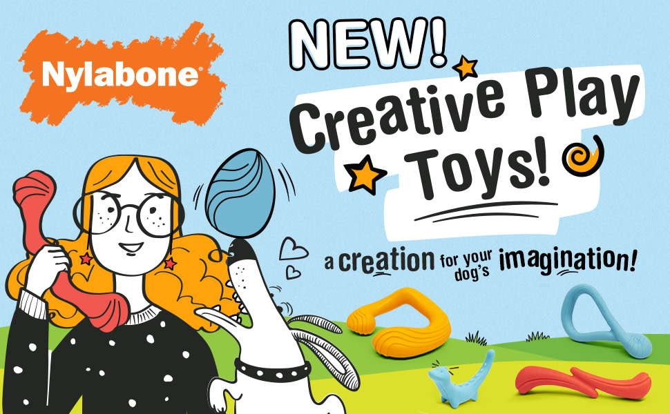 Nylabone Creative Play Eggi Interactive Dog Toys