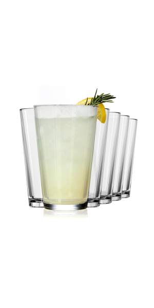 Libbey Bar Essentials Hi-Ball Glasses, 12-ounce, Set of 6