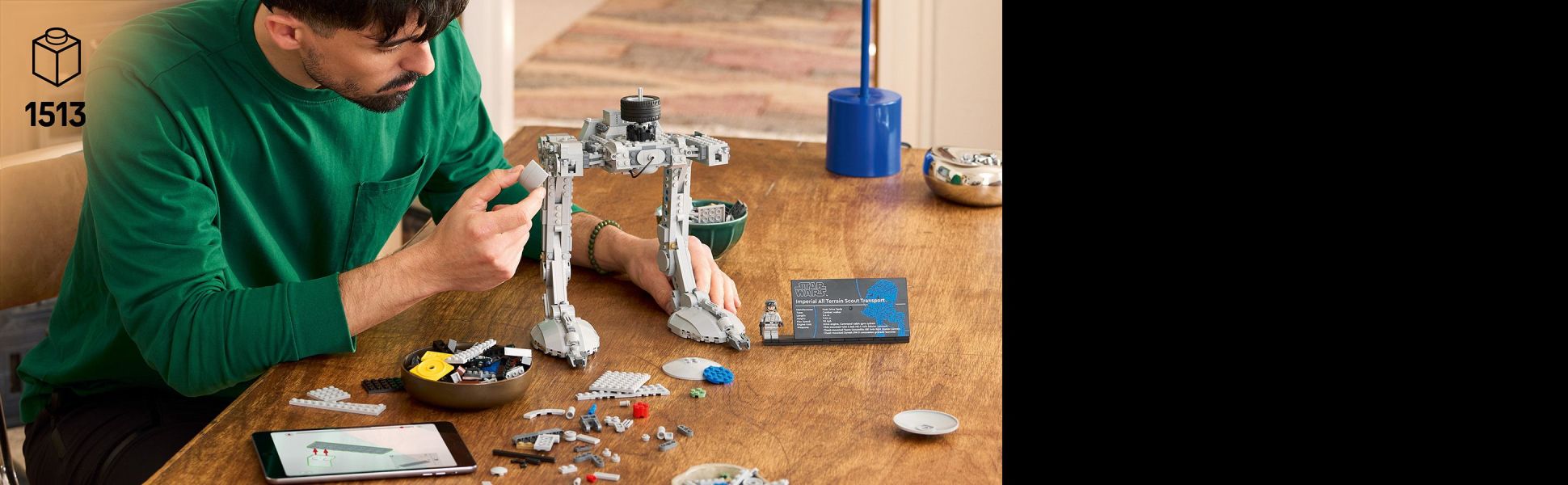 Take time out to indulge your passion for Star Wars and recreate the look of an All Terrain Scout Transport vehicle.