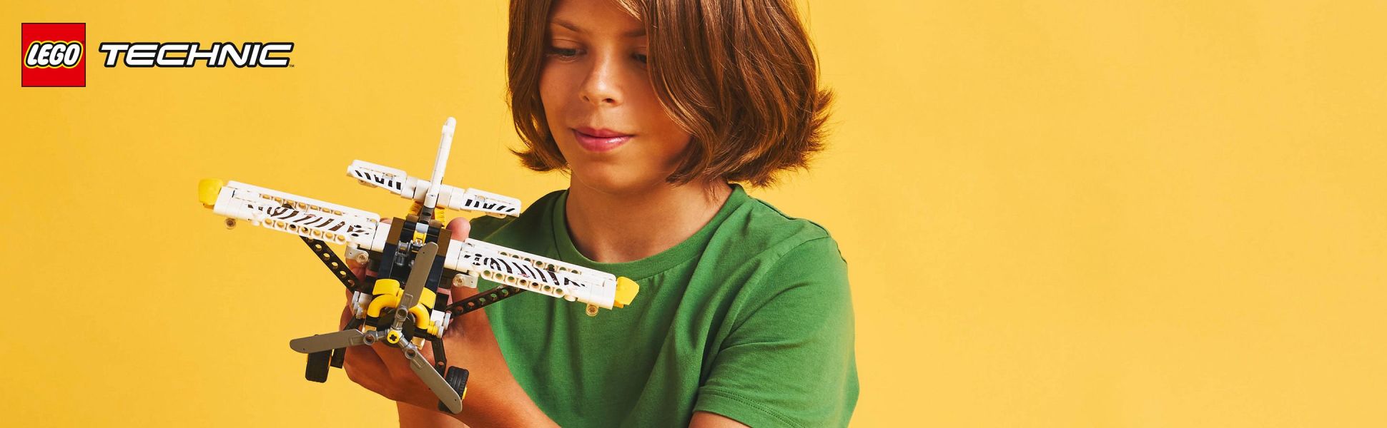 This buildable LEGO Technic Bush Plane features a rotating propeller and is a great gift for kids who love vehicle toys.