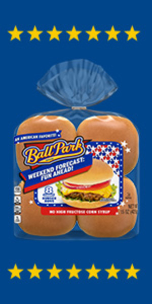 Ball Park Pre-Sliced Bakery Fresh Classic White Hamburger Buns, 8-Pack, 15  Ounces 