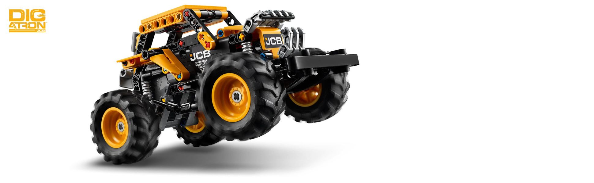 Ignite imaginations as kids build their truck and explore the authentic features inspired by real Monster Jam trucks.