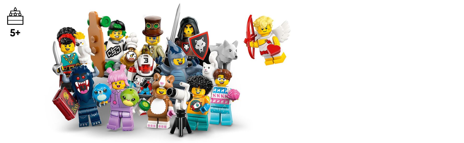 Kids aged 5 and up can enjoy an easy build before playing out hours of fun-filled action with these characters.