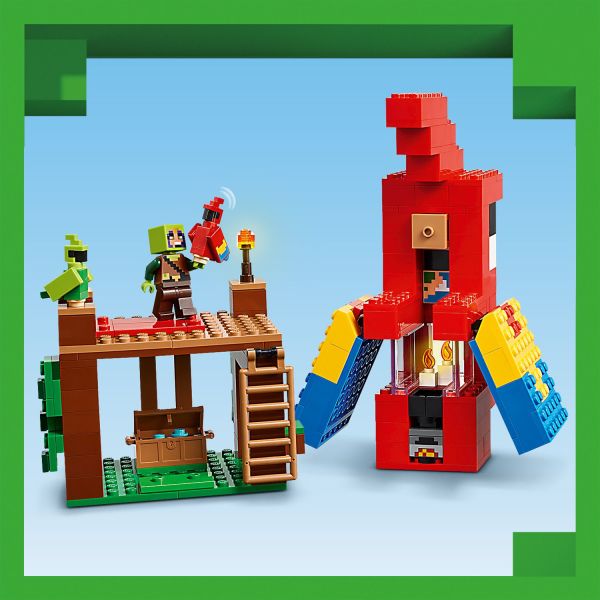 Features folding wings, a storage chest and a barrel inside.