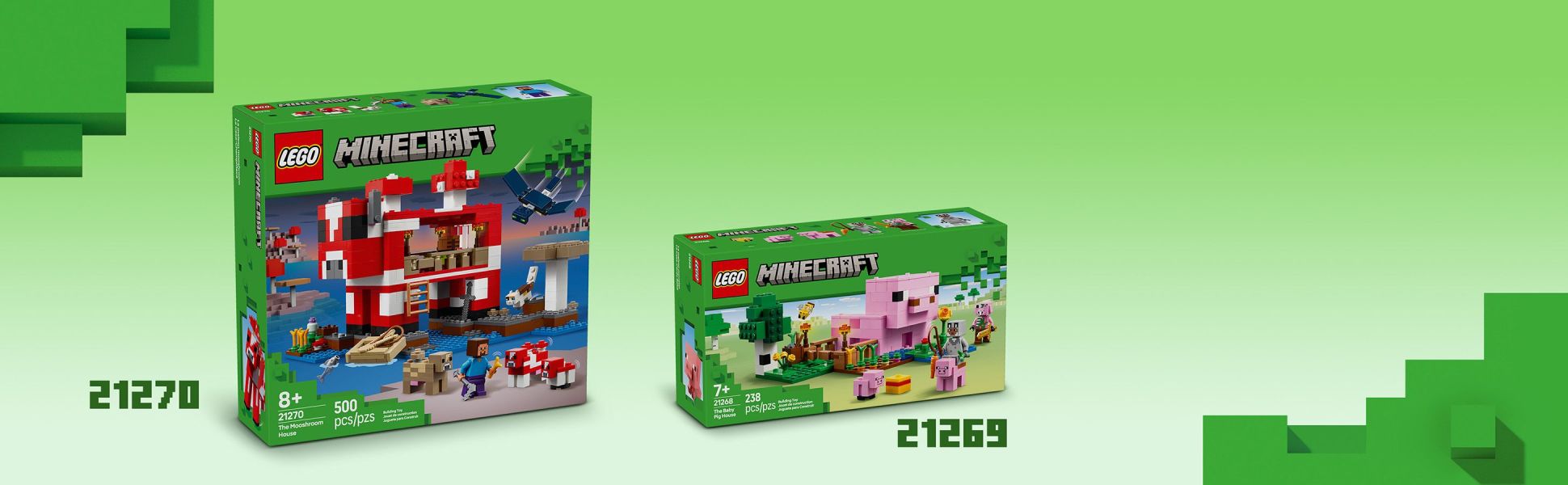 Expand the LEGO Minecraft gaming