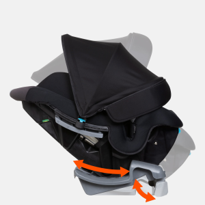 Baby Trend Cover Me 4-in-1 Convertible Car Seat 5 position, zero radius recline with flip out foot