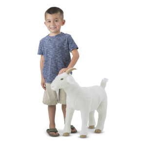 large stuffed goat