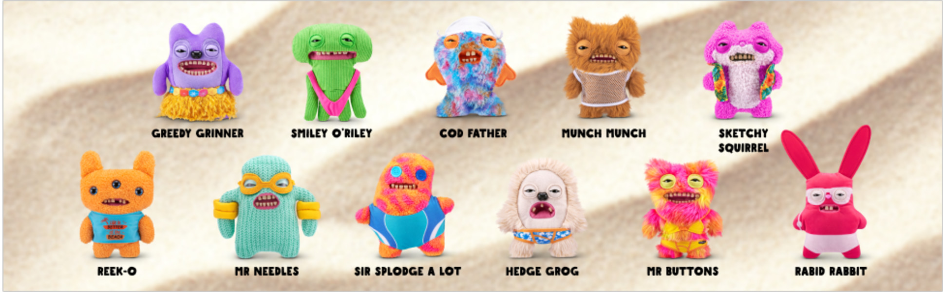 Fuggler Vacay Vibes 9 inch (Reek-O), Funny Ugly Monster Soft