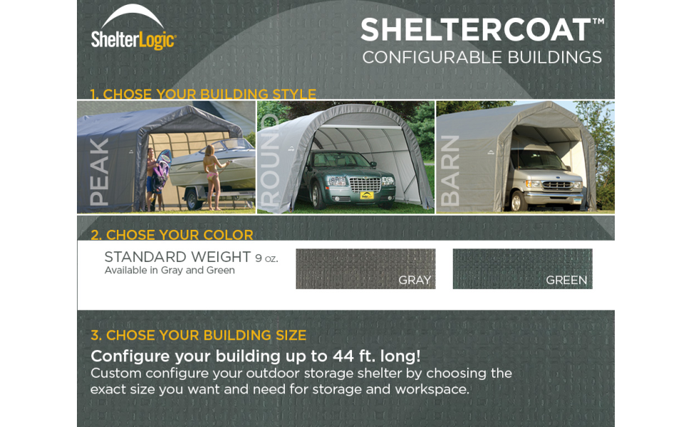 SHELTERCOAT Configurable Buildings