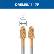 Dremel Max Life 1/4 Rotary Carving Bit (2-Pack) 117HP - The Home Depot