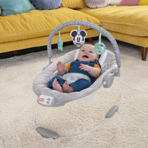 Bright Starts Mickey Mouse Comfy Disney Baby Bouncer in