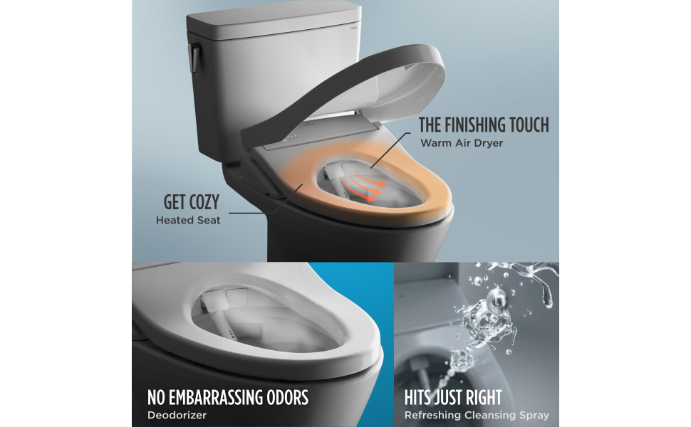 TOTO K300 WASHLET Electric Bidet, Warm Water, PREMIST, EWATER+, Elongated, Cotton White - SW3036R#01 - Walmart.com TOTO K300 WASHLET Electric Bidet, Warm Water, PREMIST, EWATER+, Elongated, Cotton White - SW3036R#01 - Walmart.com