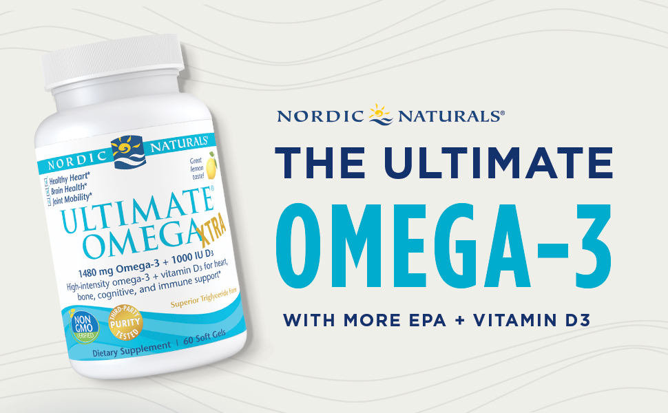 Nordic Naturals Ultimate Omega Xtra Softgels Lemon 1480 Mg Fish