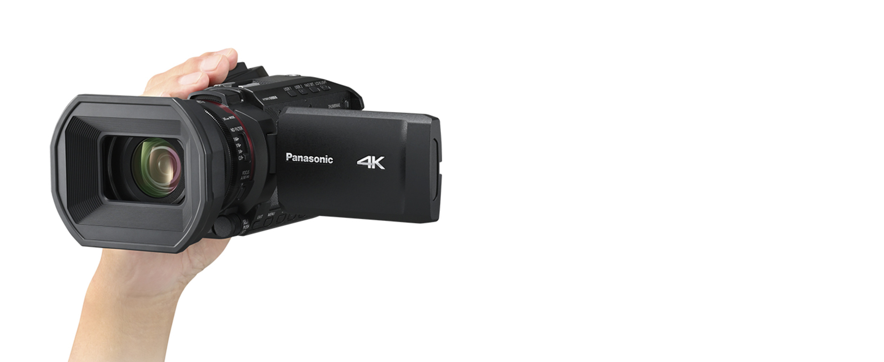 4K 60p Camcorder Built for On-the-Go Creators