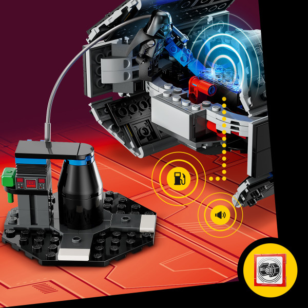 Use the fuel pump and hammer for fueling and repair sounds.