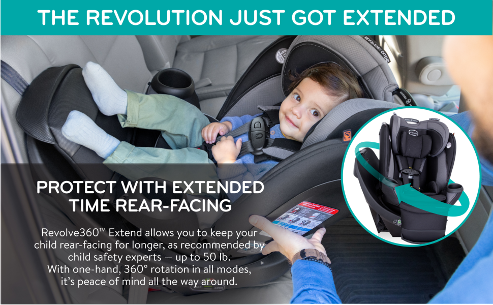 Safety 1ˢᵗ SlimRide All-in-One Convertible Car Seat, Grey All Day