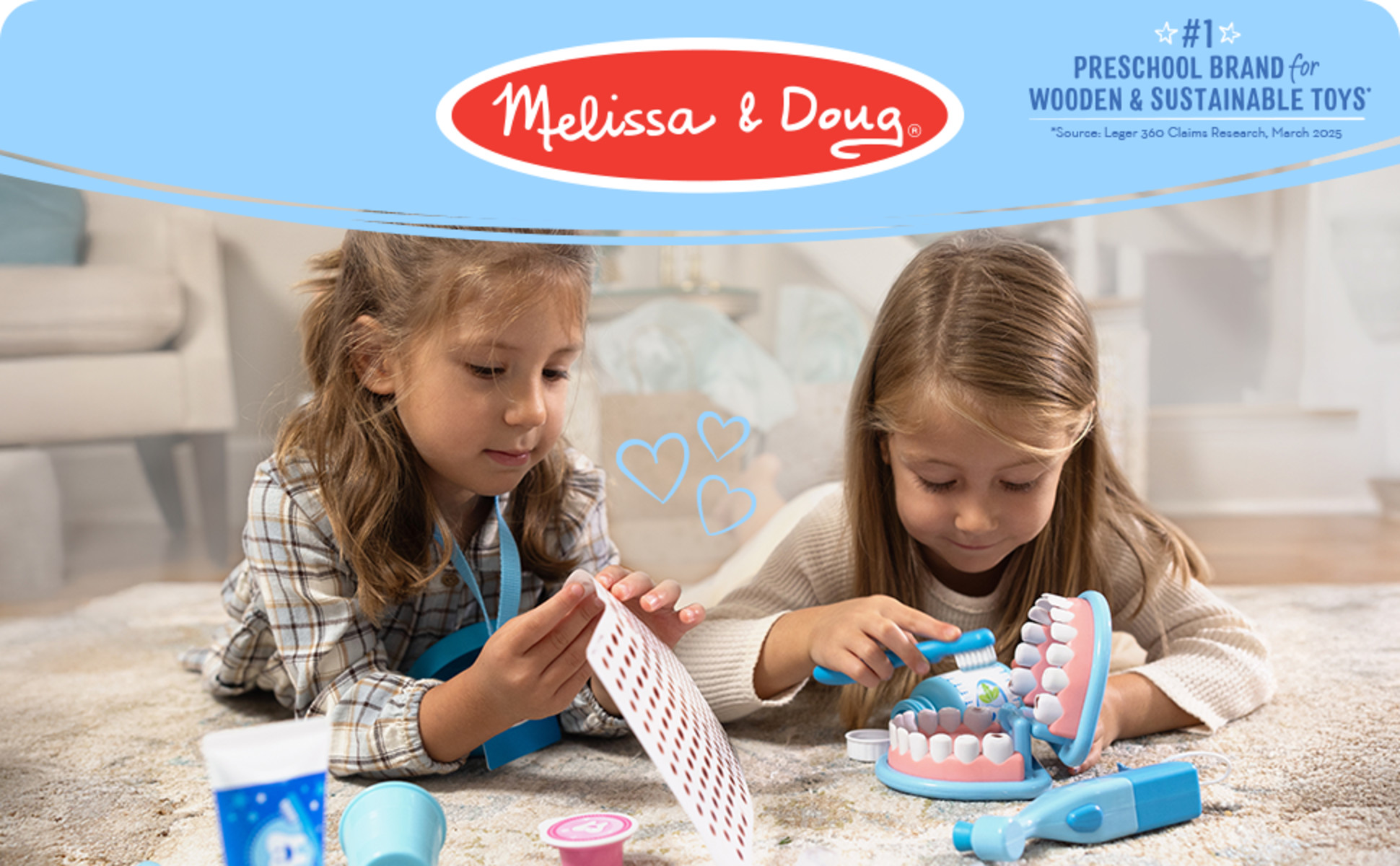 Melissa & Doug, Dentist Kit, 25 Pieces, Pretend Play Set for Kids