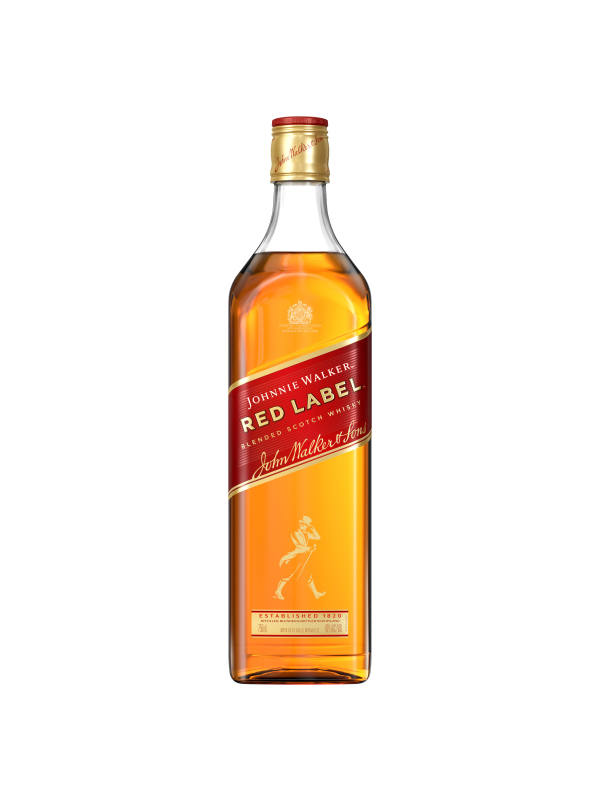 Johnnie Walker Red Label Blended Scotch Whisky, 750 mL, 40% ABV