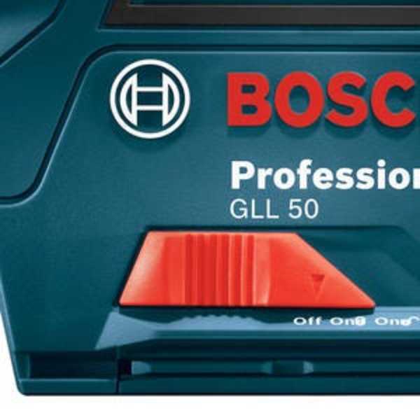 Bosch Self-Leveling 50 ft. Cross-Line Laser Level GLL50-20 - The Home Depot