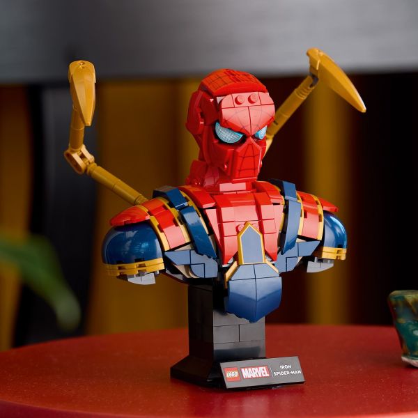 The 379-piece, buildable bust is over 6.5 in. (17 cm) high.