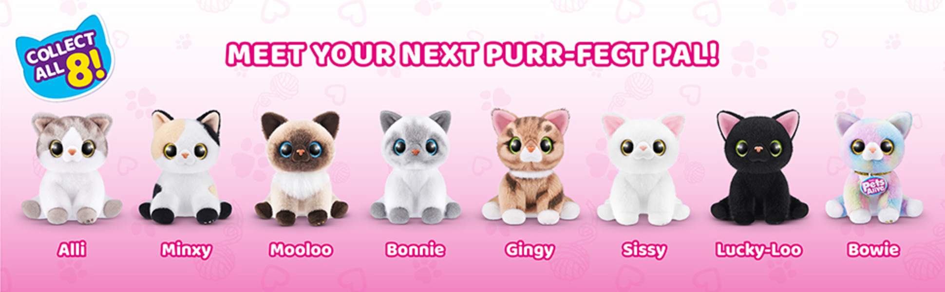 Zuru Pets Alive Smitten Kittens Plush, 1 ct - Fry's Food Stores, pets alive  