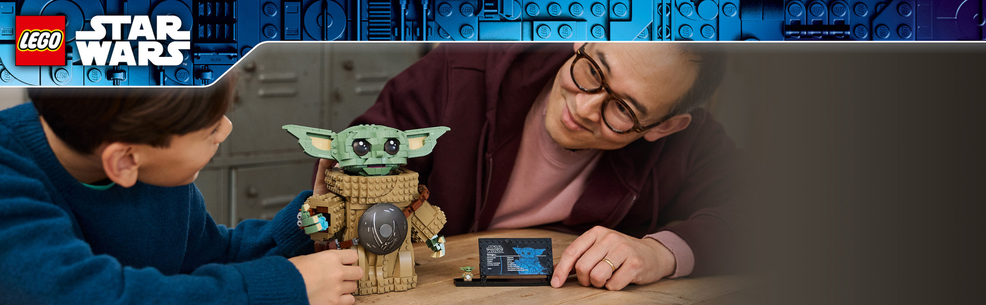 Movie fans can recreate the lovable character from Star Wars: The Mandalorian and Grogu with this building toy for kids.