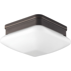 Progress Lighting Appeal Collection 1-Light Antique Bronze Flush Mount ...