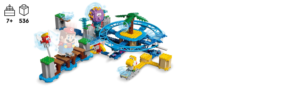 LEGO Super Mario Big Urchin Beach Ride Expansion Set 71400 Building Kit;  Collectible Toy for Kids Aged 7 and up (536 Pieces)